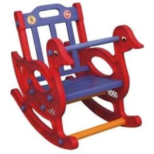 Supreme Duck Red Blue Chair for kids Plastic Rocking Chair